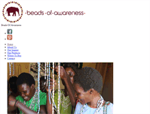 Tablet Screenshot of beadsofawareness.org